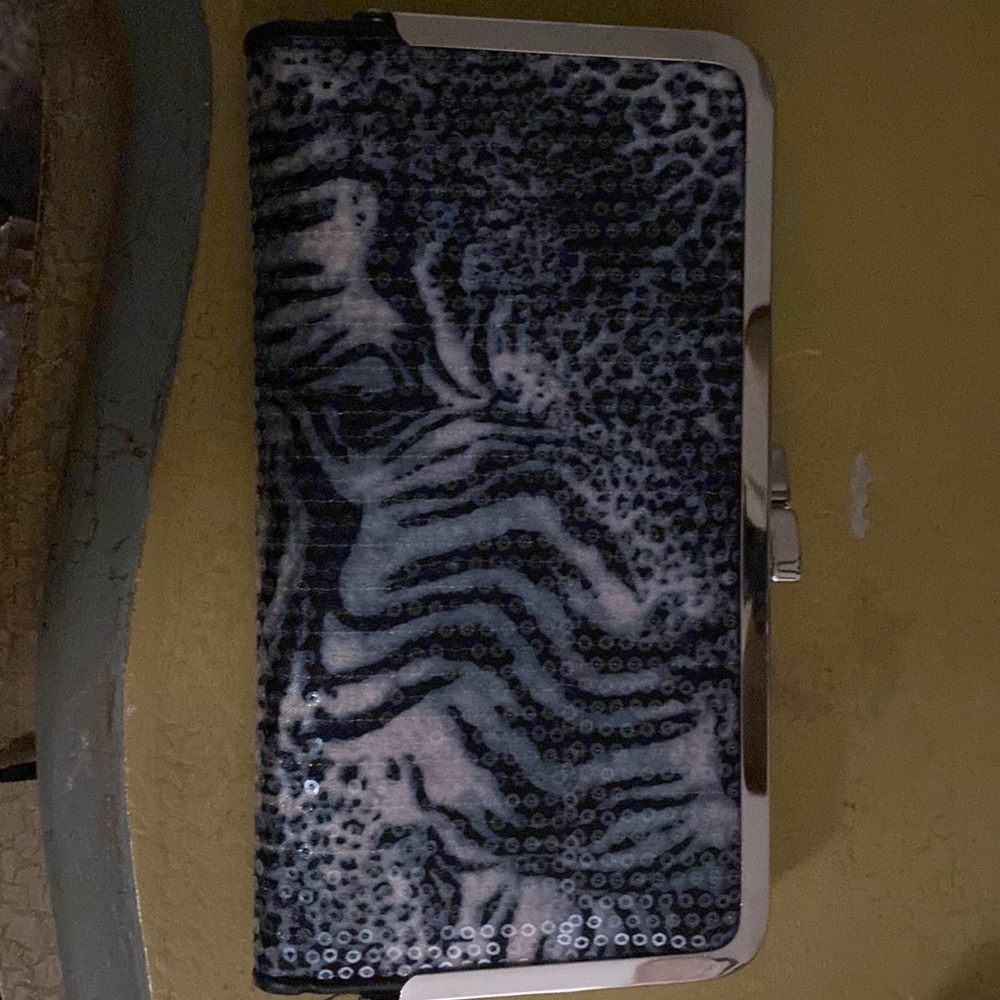 Silver design wallet
